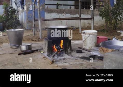 Indian Traditional Clay Oven Its Used For Cooking It Creates Yellow