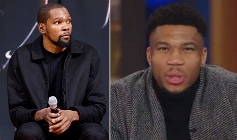 Giannis Antetokounmpo slammed for poking fun at Kevin Durant and given ...