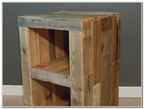 Reclaimed Wood Nightstand | Home Design Ideas