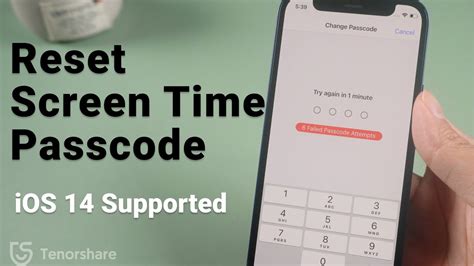 How To Reset Screen Time Passcode Ios 14 Supported Youtube