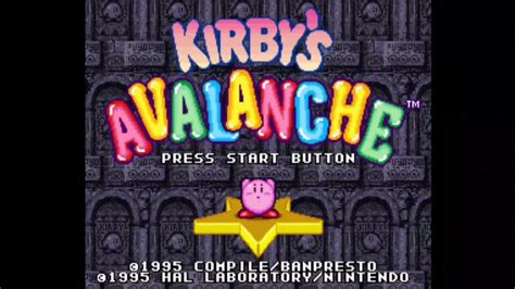 Kirby S Avalanche Super Nintendo Snes Gameplay Youtube