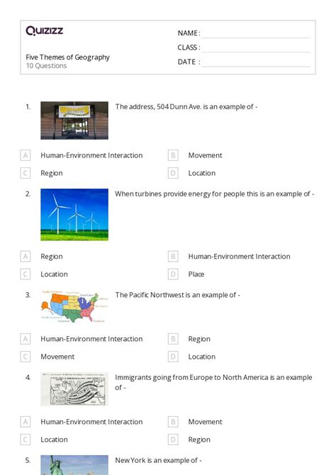 Free 5 Themes Of Geography Worksheet 6th Grade Download Free 5 Themes Of Geography Worksheet