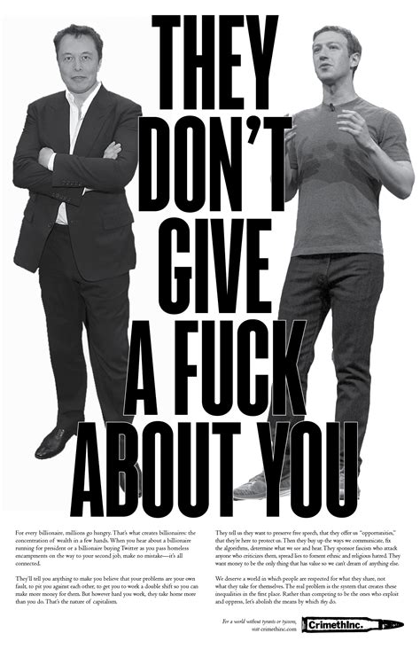 CrimethInc Posters They Don T Give A Fuck About You Redux