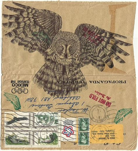 Birds Illustrated on Vintage Envelopes by Mark Powell — Colossal | Biro ...