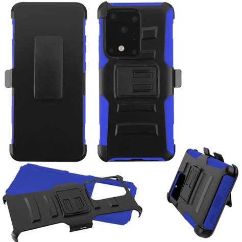 Kaleidio Case For Samsung Galaxy S20 Ultra 5g 69 Dual Form Rugged Holster Swivel Belt