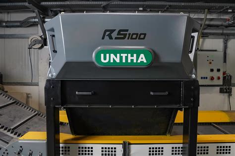 Untha Shaft Shredder Unbroken Demand Untha Shredding Technology