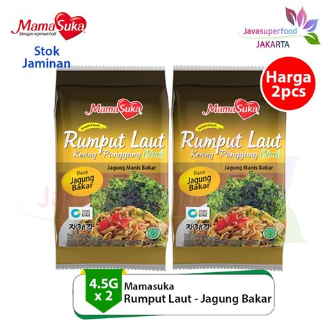 Jual Mamasuka Rumput Laut Panggang Nori Gim Jagung Bakar Isi 2 Bungkus