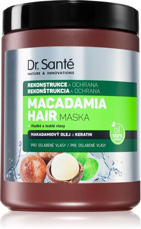 Dr Santé Macadamia masque crème pour cheveux affaiblis notino be