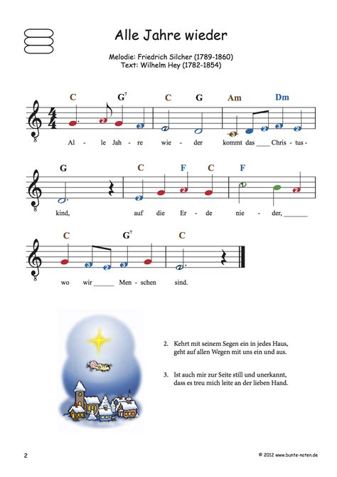 Weihnachtslieder Mit Noten Zum Ausdrucken