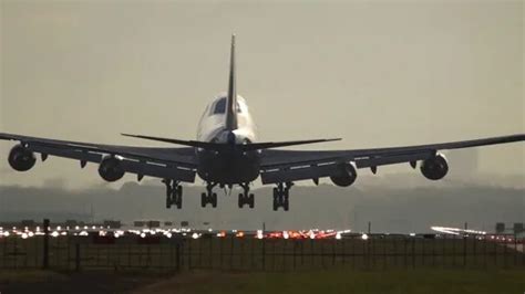 Rear View of Boeing 747 "Jumbojet" Passe... | Stock Video | Pond5