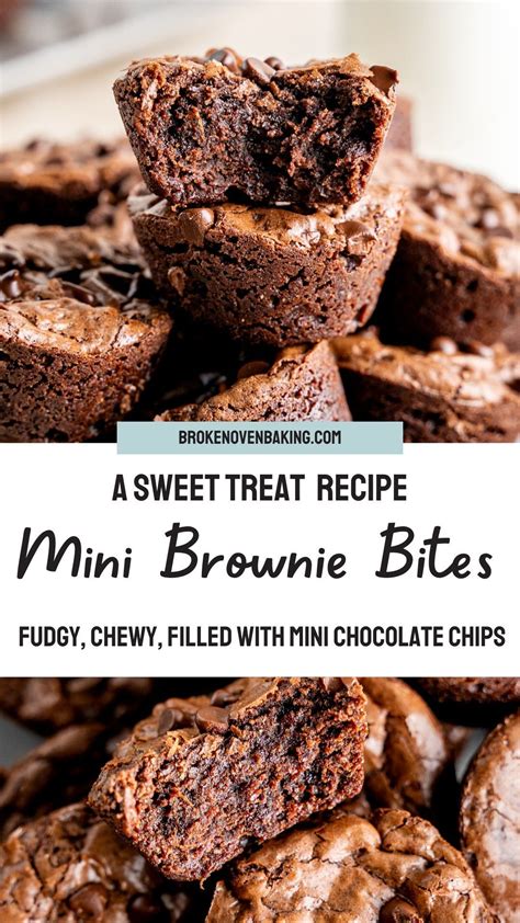 Chewy Chocolatey Brownie Mini Bites Recipe