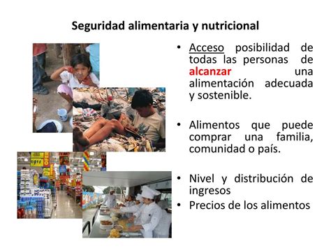 PPT Seguridad Alimentaria Y Nutricional PowerPoint Presentation Free