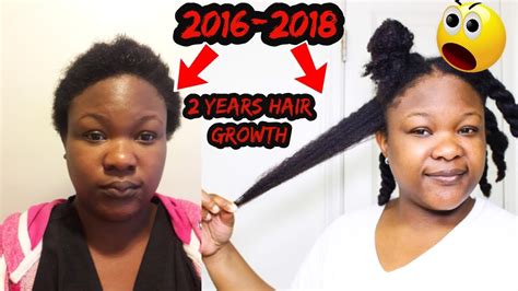 2 Years Natural Hair Length Checkmy Hair Growth Challenge Results