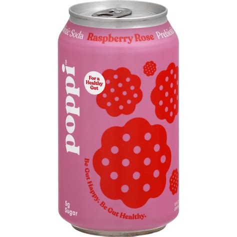 Poppi Prebiotic Soda, Raspberry Rose | Shop | Foodtown