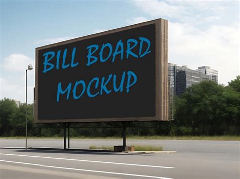 Premium Photo | Mockup blank billboard mockup