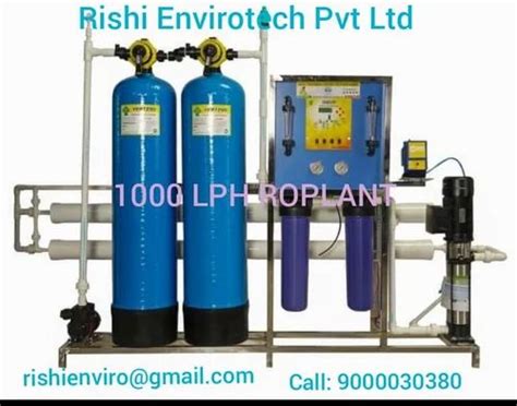 1000 Lph Industrial Reverse Osmosis Plant Stainless Steel At Rs 250000