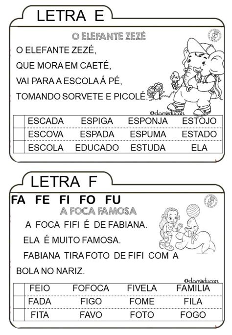 A Arte De Educar Atividades Leiturinhas