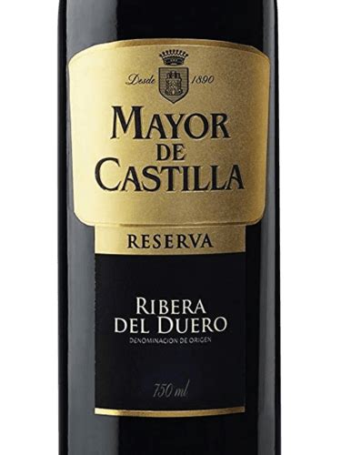 Mayor De Castilla Ribera Del Duero Reserva Vivino Canada