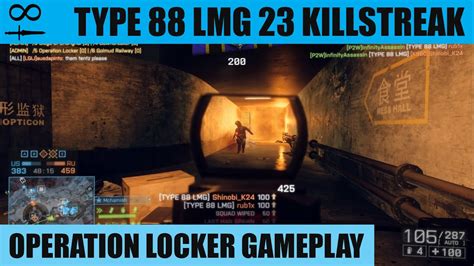 Type 88 LMG 23 Killstreak Battlefield 4 Operation Locker Gameplay