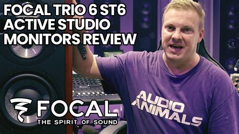 Focal Trio 6 ST6 Active Studio Monitors Review YouTube