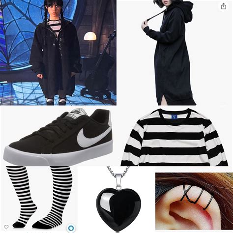 Wednesday Casual Outfit Wednesday Addams Outfit Cute All Black