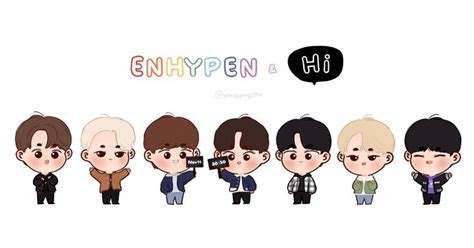 Enhypen Header Art In 2023 Pixel Characters Fan Art Twitter Header