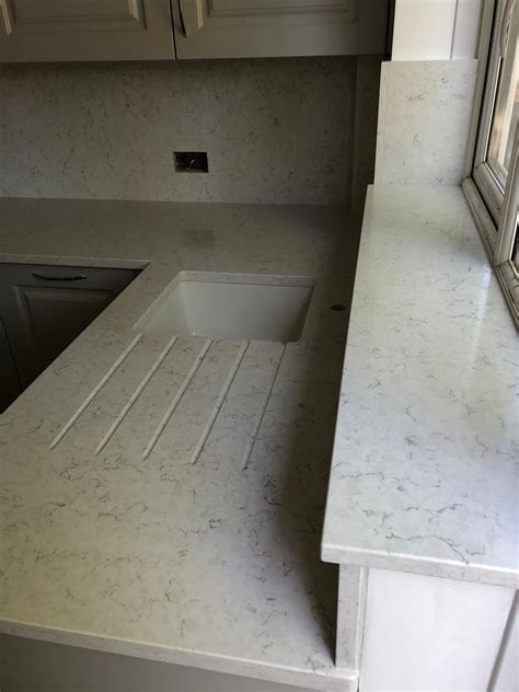 30mm Blanco Orion Quartz Kitchen Installation Medusa Stone