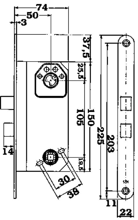 Låshus 565 osym hö ASSA ABLOY Köp av Criseq