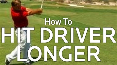 Golf Distance How To Hit The Driver Longer Youtube