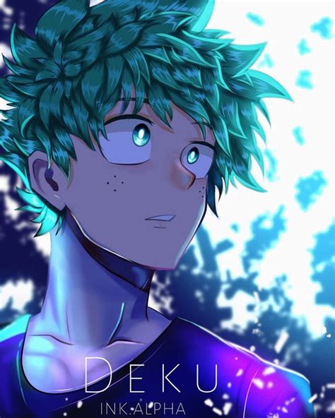 I Drew Deku From My Hero Academia Instagram Inkalpha Ranime