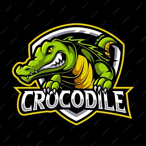 Premium Vector Crocodiles Mascot Logo Vector Design Illustration