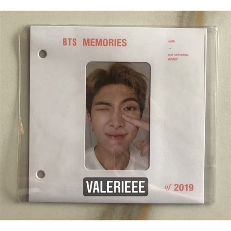 Jual Photocard Bts Memories Bluray Namjoon Official Shopee Indonesia