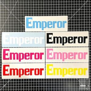 Initial D Emperor Team Decal Part Of The Initial D Collection Etsy