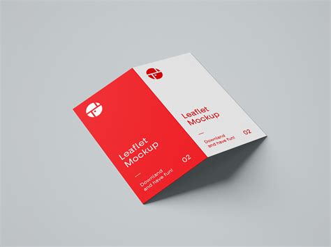 Bi Fold Brochure Free Mockup Free Mockup World