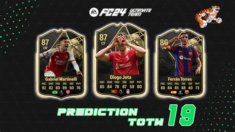 Totw 19 Predictions Fc 24 Featuring Contenders Nineteenth Team Of The