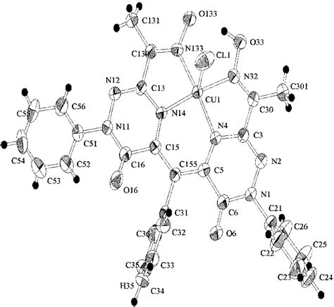 Ortep Plot Of The Molecular Structure Of 5 Download Scientific Diagram