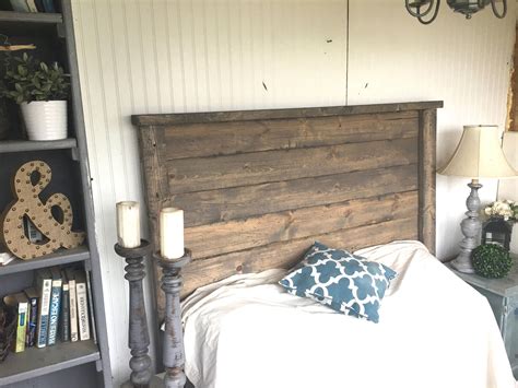 Rustic Wood Headboard King