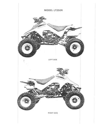 1991 Suzuki LT250R Quadracer Service Repair Manual PDF