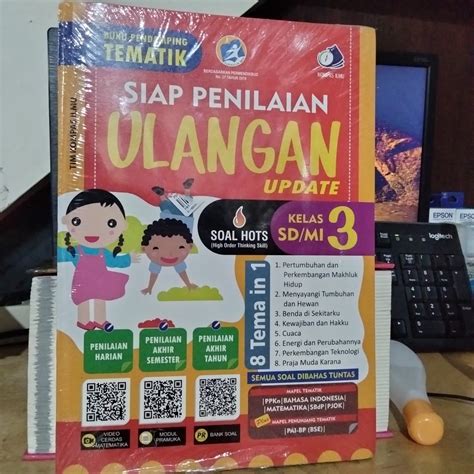 Jual Buku Pendamping Tematik Siap Penilaian Ulangan Update Kelas Sd