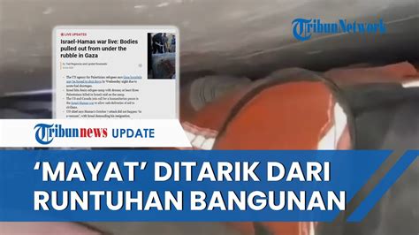 VIDEO DRAMATIS Penyelamatan Anak Anak Di Palestina Yang Tertimpa