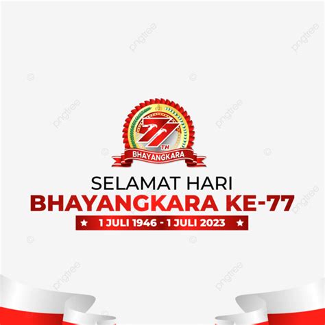 Logo Pondok Bhayangkara 77th 2023 Vektor Hut Bhayangkara Ke 77 Logo Pondok Bhayangkara Ke 77