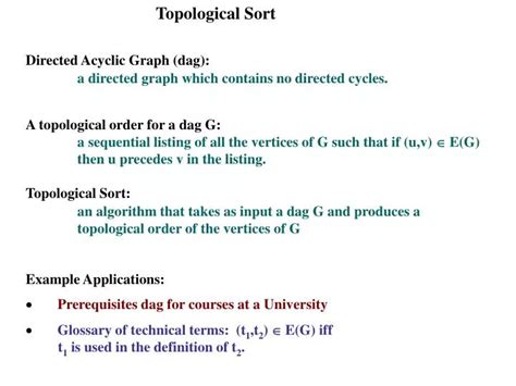 Ppt Topological Sort Powerpoint Presentation Free Download Id 2947204