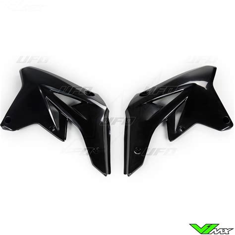 Ufo Radiator Shrouds Black Suzuki Rmz