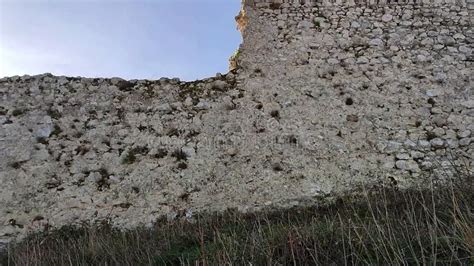 Civita Superiore Panoramica Del Muro Di Cinta Del Castello Dal