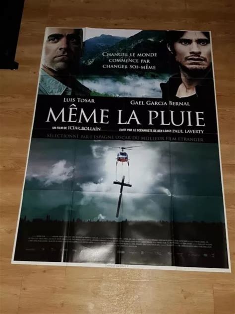 AFFICHE DE CINÉMA d époque du film MEME LA PLUIE 120x160cm 2011 EUR