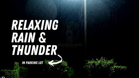 Relaxing Rain And Thunder Sounds For Falling Asleep Relaxation Study