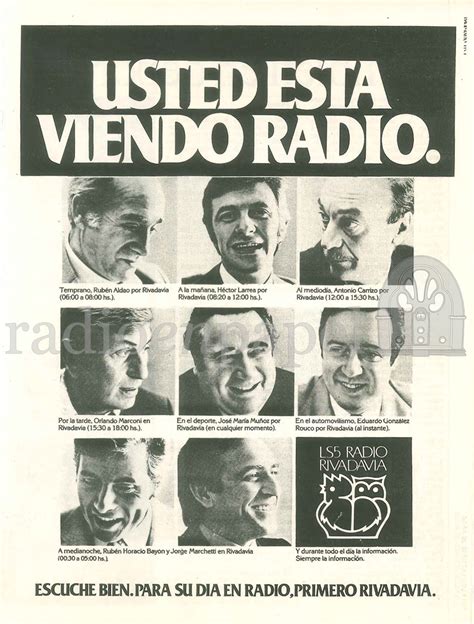 Am Rivadavia Promo Programaci N Radio En Papel