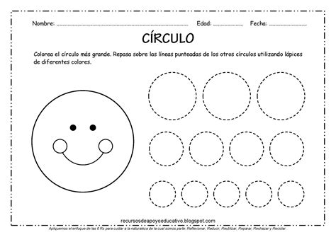 Recursos De Apoyo Educativo Cuatro Figuras Geométricas Para Niños De