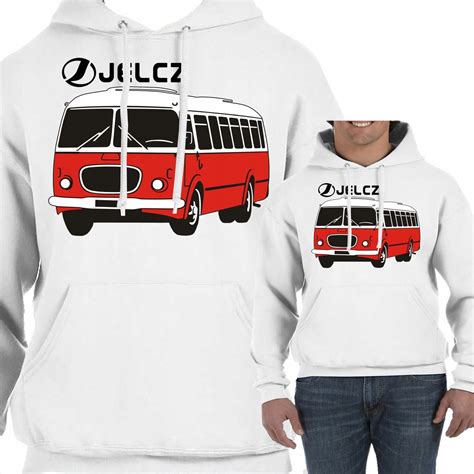 Bluza Z Kapturem Jelcz Og Rek Retro Autobus M Inna Marka Moda