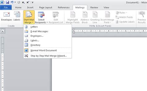 How To Use Mail Merge In Microsoft Word Step By Step Part 1 The Genius Blog